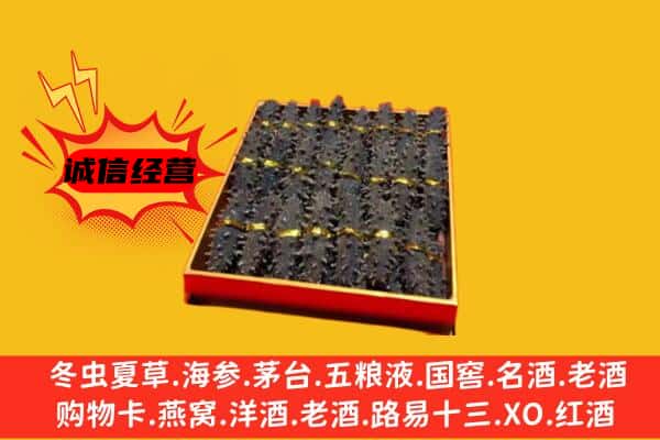 托克逊县回收海参